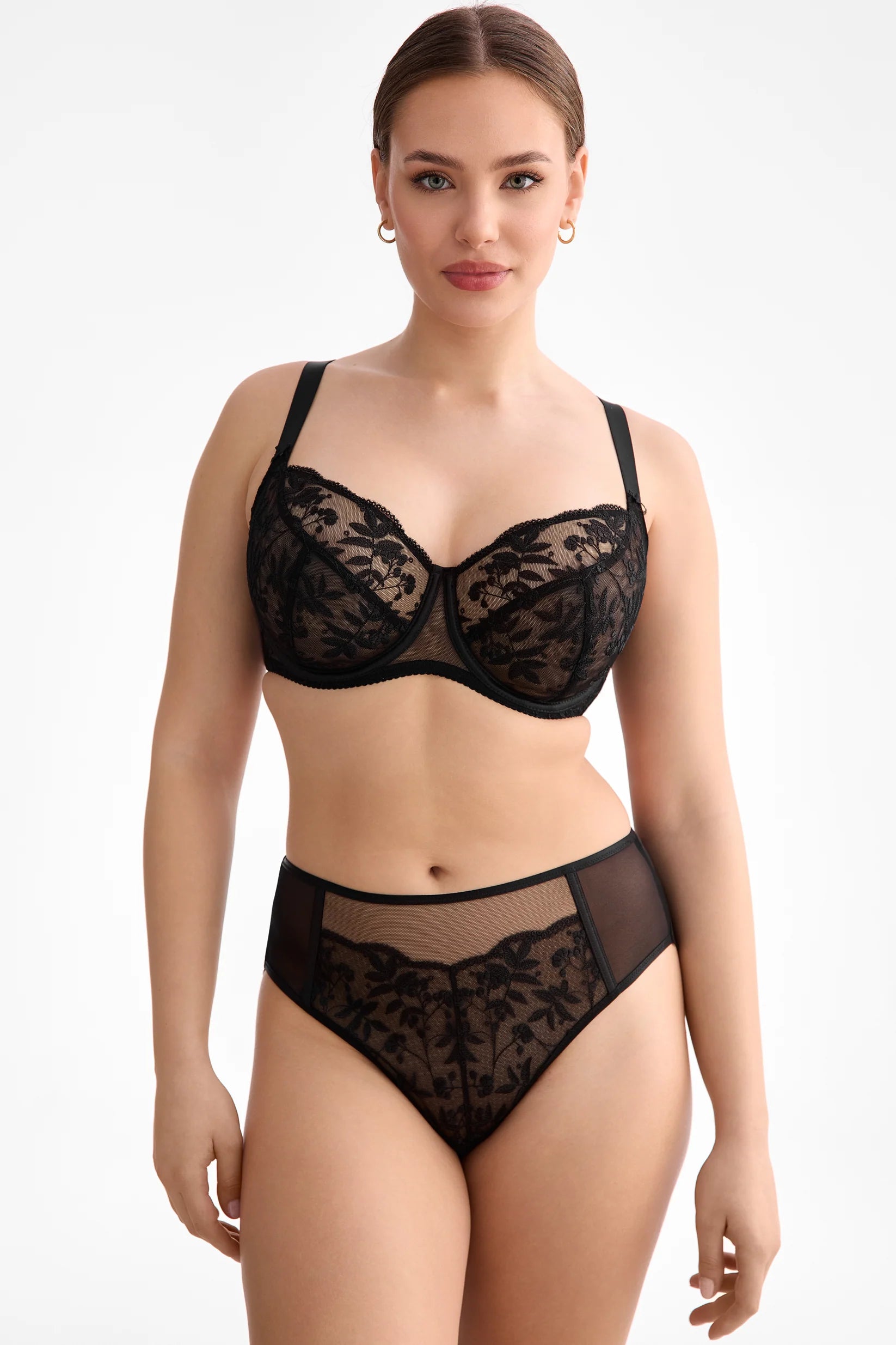 Biustonosz Fiora czarny soft