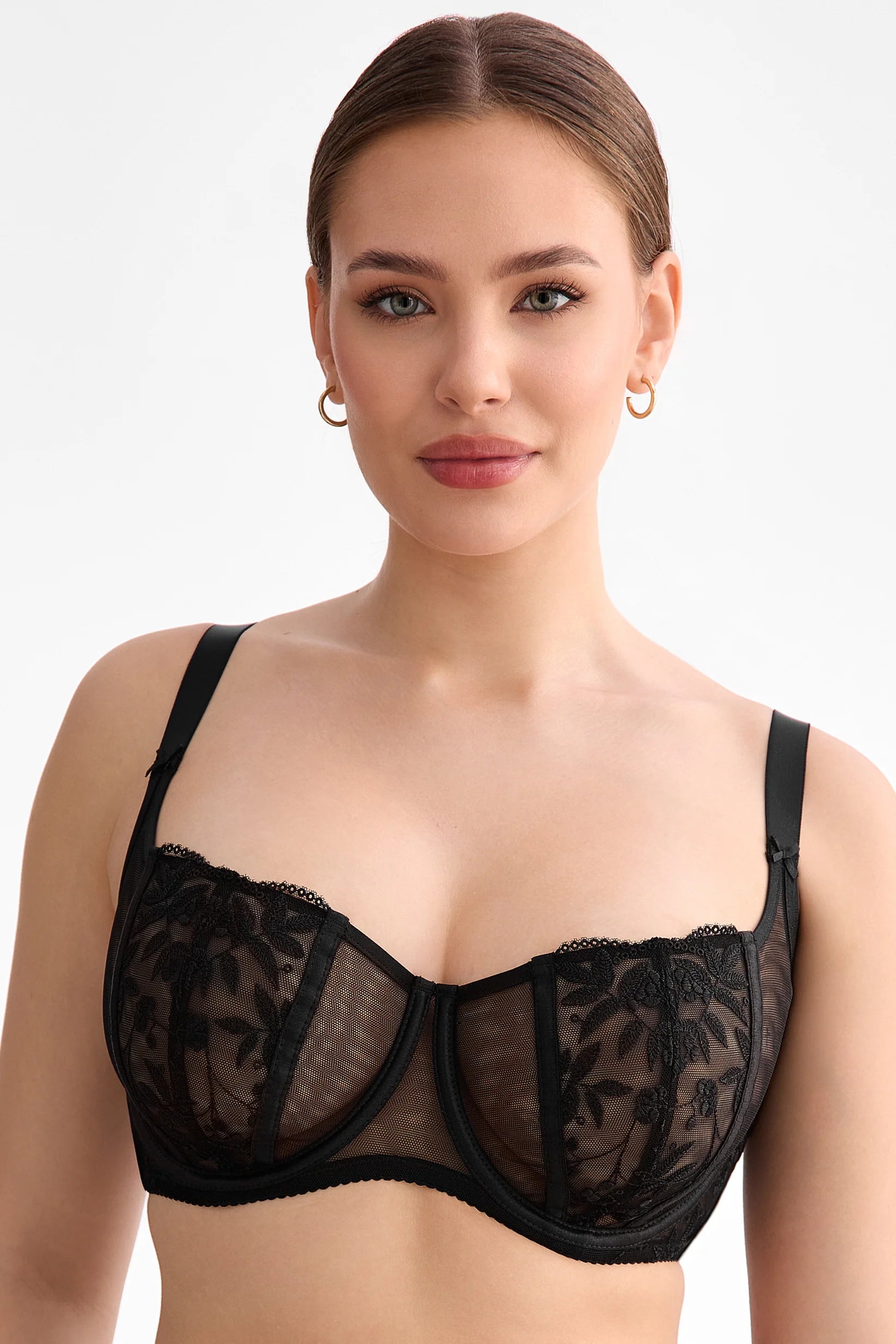 Biustonosz Fiora czarny soft