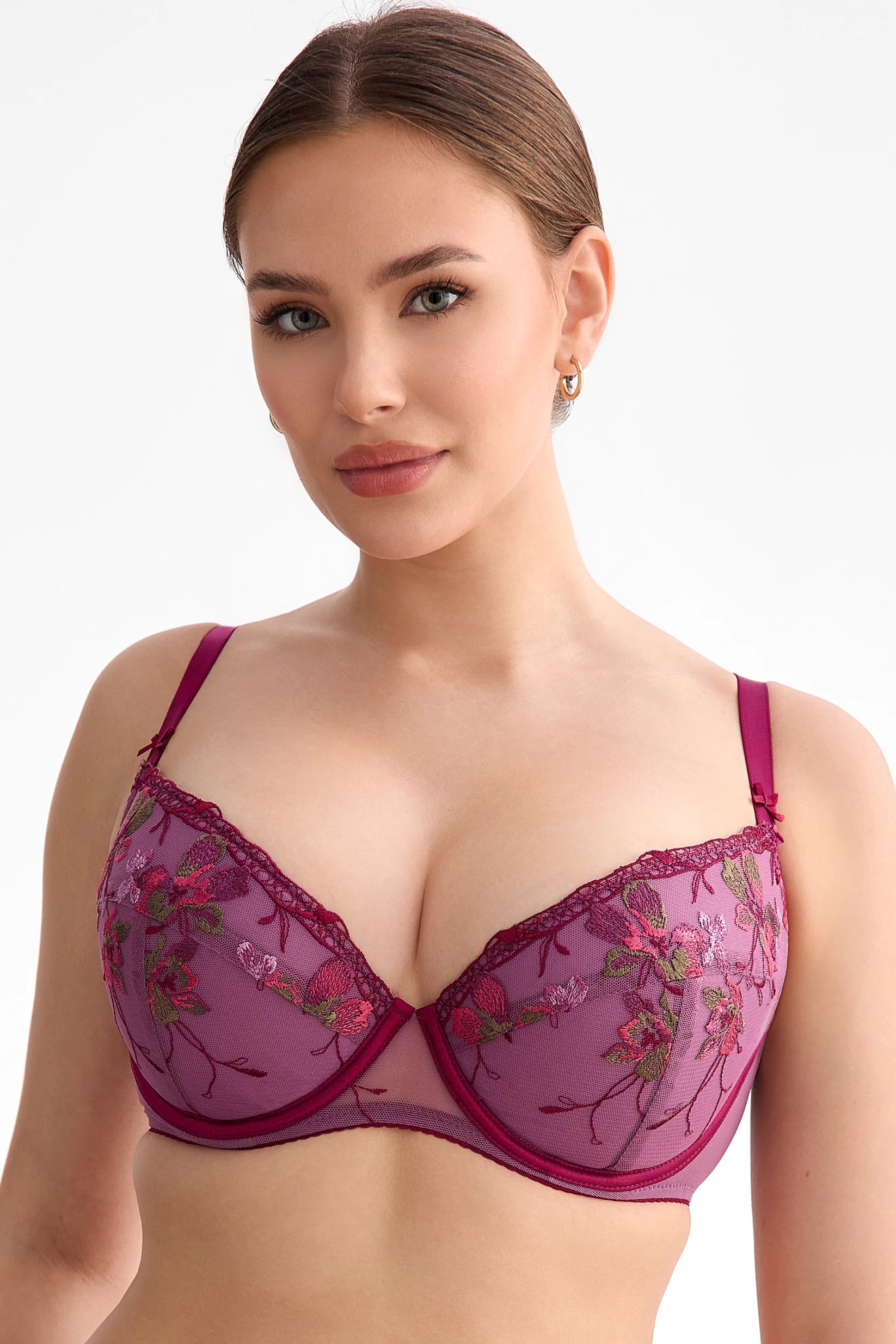 Biustonosz Karmela ametyst push up