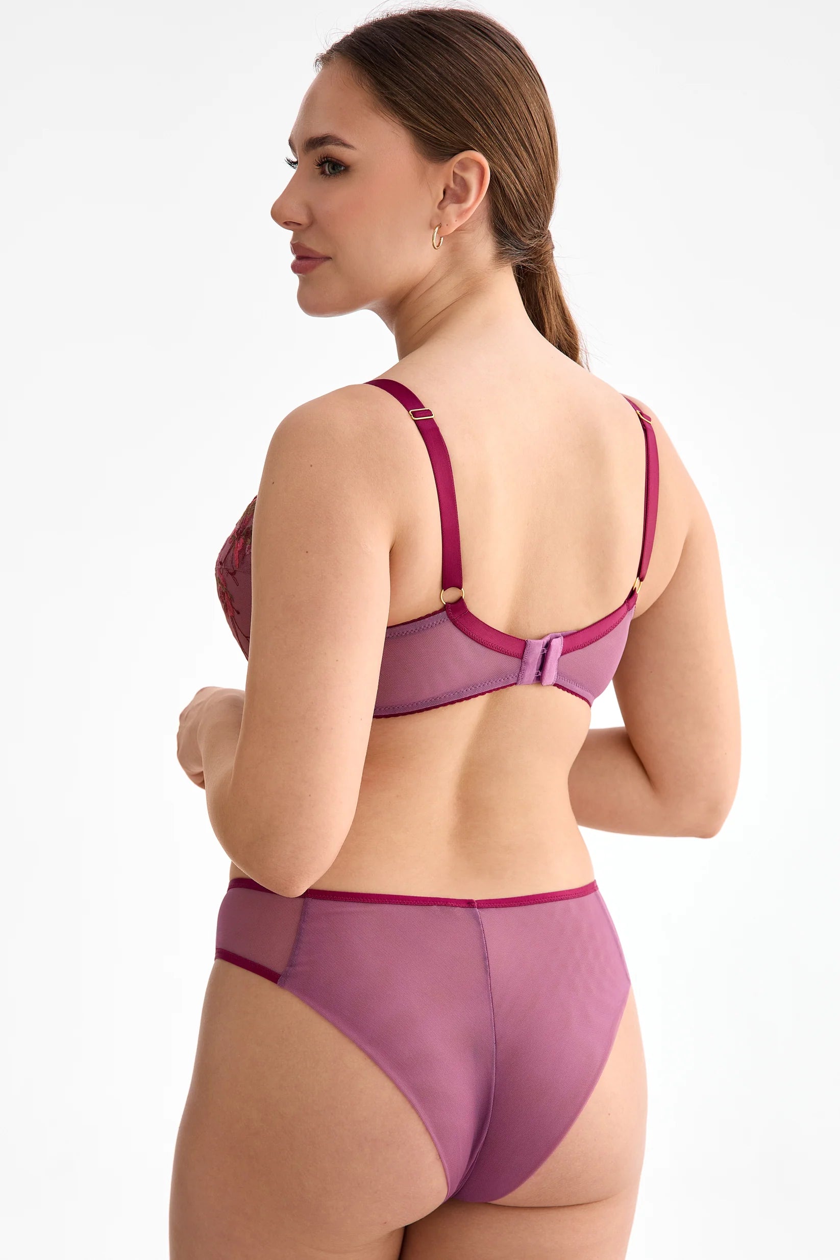 Biustonosz Karmela ametyst push up